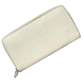 Louis Vuitton-Louis Vuitton Long Wallet Zippy-White,Eggshell