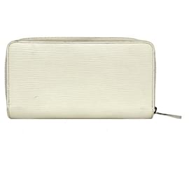 Louis Vuitton-Louis Vuitton Long Wallet Zippy-White,Eggshell