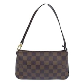 Louis Vuitton-Pochette Louis Vuitton Damier Navona Ébène-Damier ebène