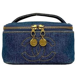 Chanel Denim Handtasche Vanity Bag Andere
