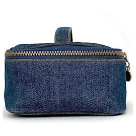Chanel-Chanel Denim Handbag Vanity Bag-Other