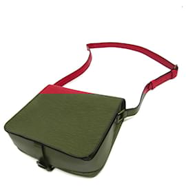 Louis Vuitton-Louis Vuitton Epi Cartouchiere M52247 Shoulder Bag-Red