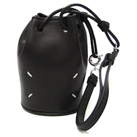 Maison Martin Margiela-Porte-clés Mini Sac Maison Margiela-Noir