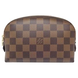 Louis Vuitton-Pochette Cosmétique PM Damier Louis Vuitton-Damier ebène