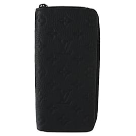 Louis Vuitton-Louis Vuitton Monogram Zippy Wallet-Black,Monogram