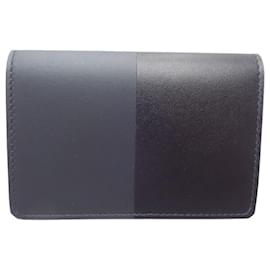 Hermès-Hermes Manhattan Card Case-Black,Navy blue