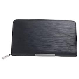 Louis Vuitton-Louis Vuitton Noir Epi Zippy Organizer-Black