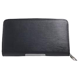 Louis Vuitton-Louis Vuitton Noir Epi Zippy Organizer-Black