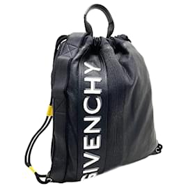 Givenchy-Givenchy MC3 Drawstring Backpack-Brown,Black,White,Yellow