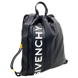 Sac à dos à cordon Givenchy MC3 Marron Noir Blanc Jaune