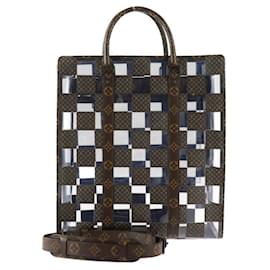 Louis Vuitton-Louis Vuitton Sac Pla Tote Bag-Brown,Other,Monogram