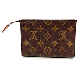 Louis Vuitton-Pochette Posh Toilette 15 Monogram Louis Vuitton-Marron,Monogramme