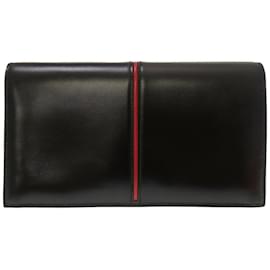 Hermès-Pochette en cuir box noir Hermes Etri Belt-Noir