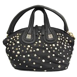 Givenchy Nightingale Star Studs Handbag Black