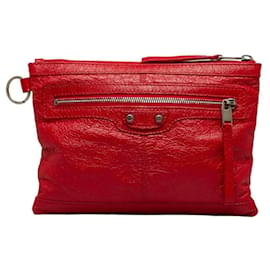 Balenciaga-Sac à main Balenciaga Classic Clip M-Rouge