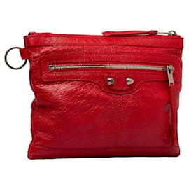 Balenciaga-Sac à main Balenciaga Classic Clip M-Rouge