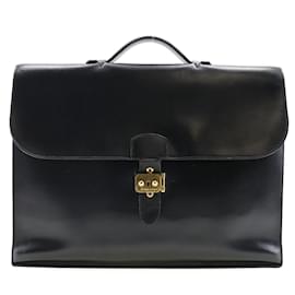Hermès-Hermes Sac Adepeche 40 Business Bag-Black