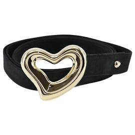 Tiffany & Co Tiffany Open Heart Gürtel von Elsa Peretti Schwarz