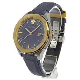 Versace-Versace VERA Watch WR5-Golden,Navy blue