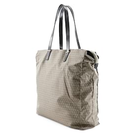 Fendi-Fendi Micro Zucchini Tote Bag-Brown