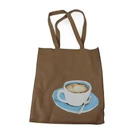 Fendi-Fendi Brown Leather Tote Bag-Brown