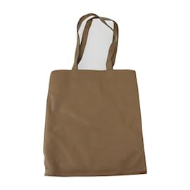 Fendi-Fendi Brown Leather Tote Bag-Brown