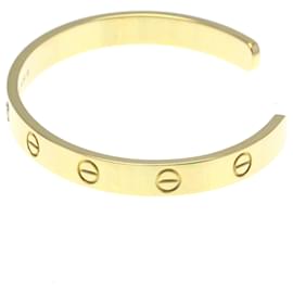 Cartier-Cartier Love Breath 1P Diamond Open Bangle-Golden