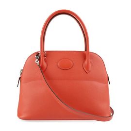 Hermès Bolsa Hermes Bolide 27 Rosa Vermelho