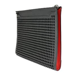 Christian Louboutin-Christian Louboutin SKYPOUCH Sky Pouch Shoulder Bag-Black,Red