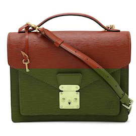 Louis Vuitton-Louis Vuitton Epi Monceau Handbag-Brown