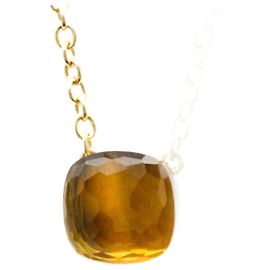 Collana pendente Pomellato Nude Petite Citrine D'oro Arancione