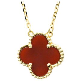 Collana Pendente Vintage Alhambra di Van Cleef & Arpels D'oro