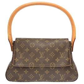 Louis Vuitton-Louis Vuitton Monogram Mini Looping Handbag-Brown