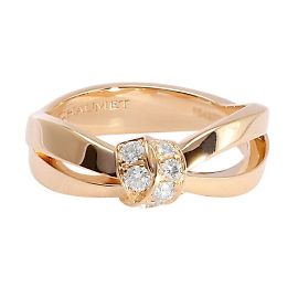 Anel Chaumet Lien Séduxion em ouro rosa K18PG Outro