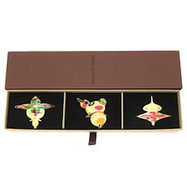 Louis Vuitton-Louis Vuitton Takashi Murakami Multi-color Barrette-Multiple colors