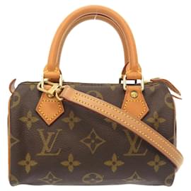 Louis Vuitton-Louis Vuitton Monogram Mini Speedy Handbag-Brown