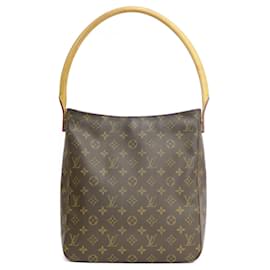 Louis Vuitton-Louis Vuitton Monogram Looping GM Shoulder Bag-Brown