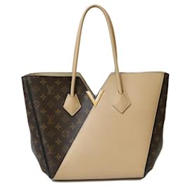 Louis Vuitton-Louis Vuitton Monogram Kimono Shoulder Bag-Brown,Multiple colors,Beige,Monogram