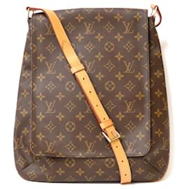 Louis Vuitton-Sac à épaule Musette Monogram Louis Vuitton-Marron