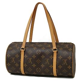 Louis Vuitton-Sac à épaule Papillon 30 Monogram Louis Vuitton-Marron