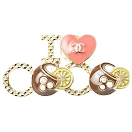 Chanel-Chanel I LOVE COCO Gold Pin Brooch-Golden