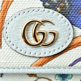 Gucci-Gucci Flora Limited Edition Long Wallet-Blue,Multiple colors