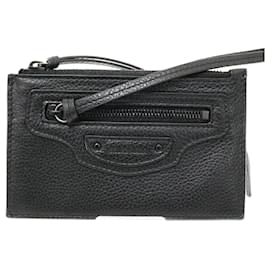 Balenciaga-Balenciaga Neoclassical Coin Case-Black