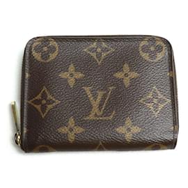 Louis Vuitton-Louis Vuitton Zippy Coin Purse Case-Brown,Monogram