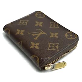 Louis Vuitton-Louis Vuitton Zippy Coin Purse Case-Brown,Monogram