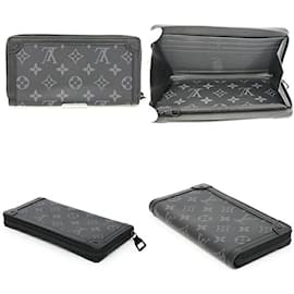 Louis Vuitton-Carteira Louis Vuitton em Monogram Eclipse-Marrom,Preto,Monograma