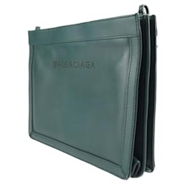 Balenciaga-Balenciaga Green Leather Shoulder Bag-Green