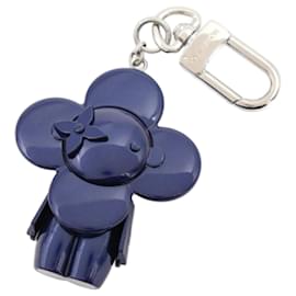 Louis Vuitton-Louis Vuitton Bijou Sac Vivienne Keychain-Silvery,Navy blue