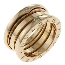 Bulgari-Bvlgari B.zero1 18K Pink Gold Diamond Band Ring-Other