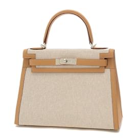 Hermès-Hermes Kelly 28 Handtasche-Braun,Roh